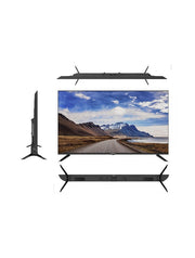 تلفزيون Campomatic الذكي QLED 85 بوصة بدون إطار 4K HDR مرخص من LG Webos قابل للتحديث بمعالج رباعي النواة