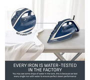 Tefal Ultraglide Gamay. Premium Heatshield. Min Min Durilium Airglide. Anti Scale Collector. Auto Off