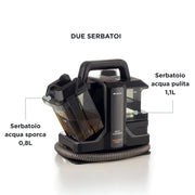 Ariete Spot Cleaner 3in1, Wash, Scrub&Vacuum, 750W