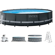 مجموعة حمام سباحة INTEX Ultra XTR فوق الأرض D4.88X1.22M