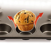 Tefal Easy Grip Gold - Muffins Tray X12