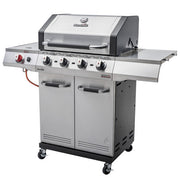 شواية غاز ستانلس ستيل ذات 4 شعلات بالإضافة إلى شعلة جانبية من Charbroil Advantage Pro TRU