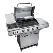 شواية غاز ستانلس ستيل ذات 4 شعلات بالإضافة إلى شعلة جانبية من Charbroil Advantage Pro TRU