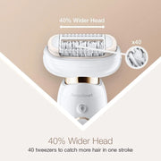 جهاز إزالة الشعر براون سيلك-آبيل 9 فليكس 3D للاستخدام الجاف والمبلل