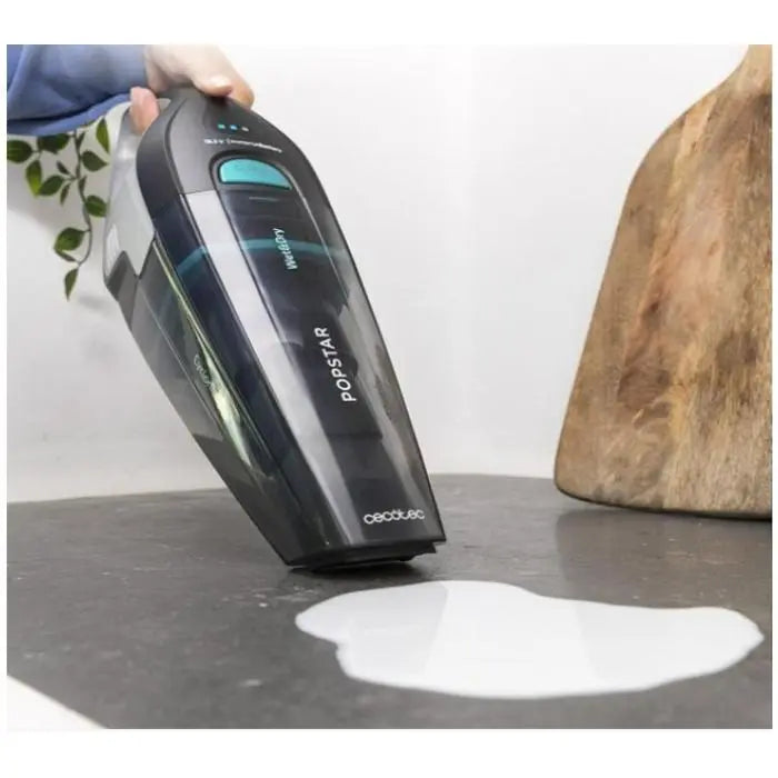 Cecotec مكنسة يدوية رقمية للبلل والجاف ليثيوم 18.5 فولت، 110 واط، + فلتر إضافي + فرشاة للحيوانات الأليفة + 5 ملحقات، قاعدة شحن،