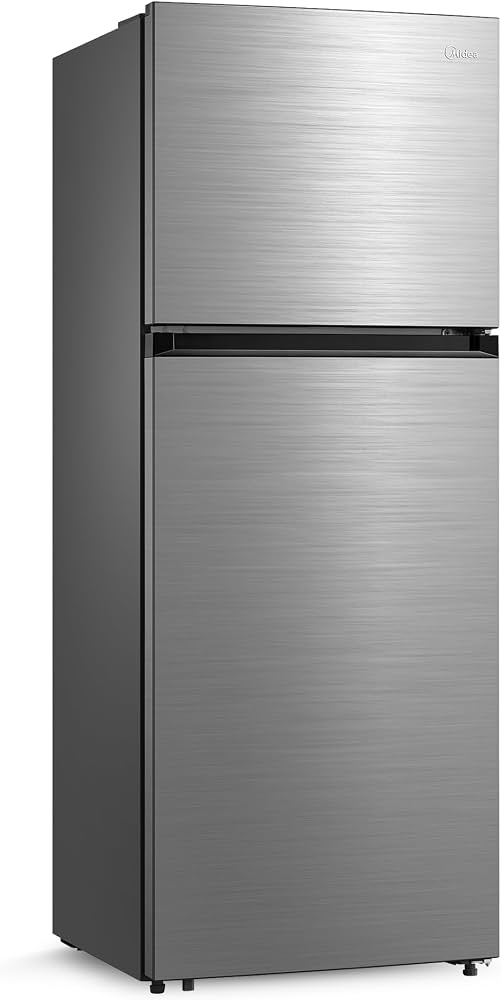 Midea 465L Top-Mount Refrigerator with No Frost & Quattro Inverter - Bru Steel