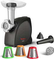 Moulinex مفرمة لحم HV4 2000 واط شبكتين 7 في 1 FR