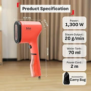 Tefal Pure Pop. Coral. . Min. Tank. 15sec Heat Up