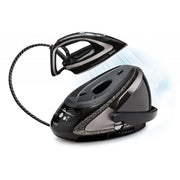 Tefal Pro Express Ultimate . . 8 Bar. Min. Min. Duriluim Airglide Auto Clean Soleplate. Scale Collector . Auto Off