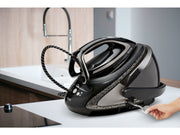 Tefal Pro Express Ultimate . . 8 Bar. Min. Min. Duriluim Airglide Auto Clean Soleplate. Scale Collector . Auto Off