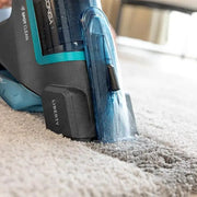 مكنسة كهربائية محمولة لتنظيف السجاد والبقع Cecotec Conga Hand Carpet&Spot Clean 2500، خزان للمياه النظيفة والمتسخة، رش الماء، 14.8 فولت، تصل إلى 25 دقيقة
