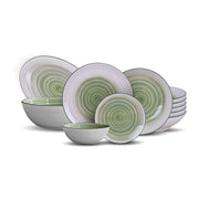 Dorsh Ripple Olive Porcelain Set 26 Pcs