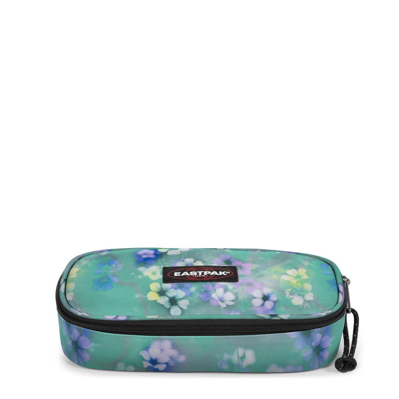 EASTPACK Oval Single Pencil Case - Flora Fade Aqua