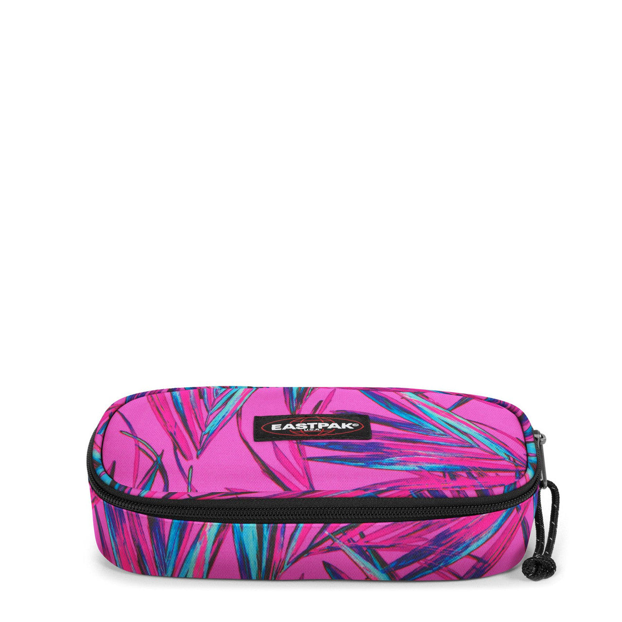 EASTPACK Oval Single Pencil Case - Brize Palm Pink