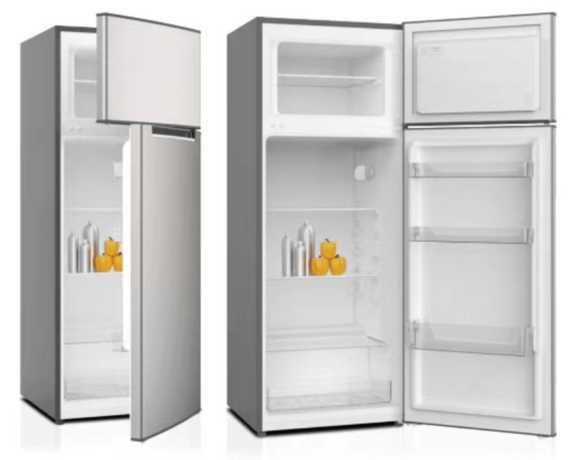 Queen Chef 206L Double-Door Refrigerator with Inverter