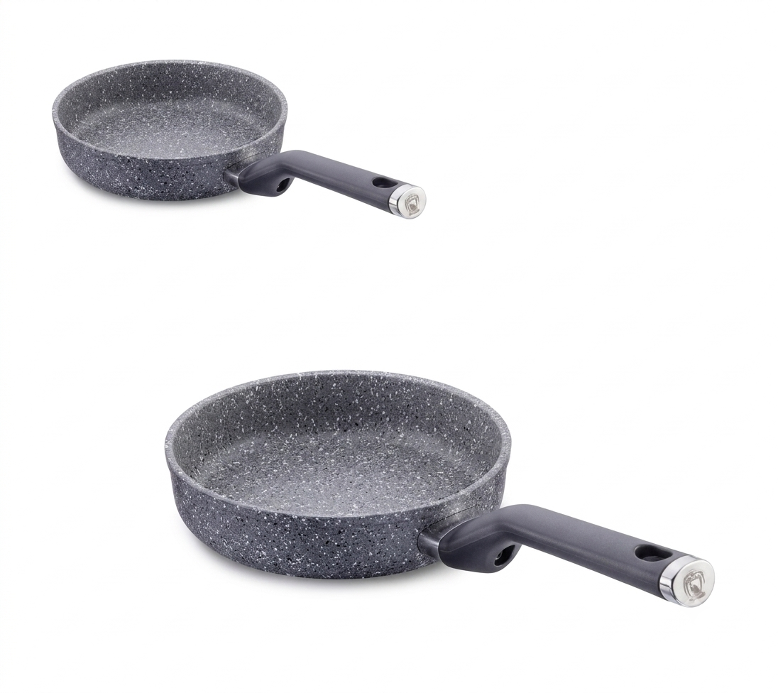 KORKMAZ of 2 Palma Frying Pan 20 + 26 cm