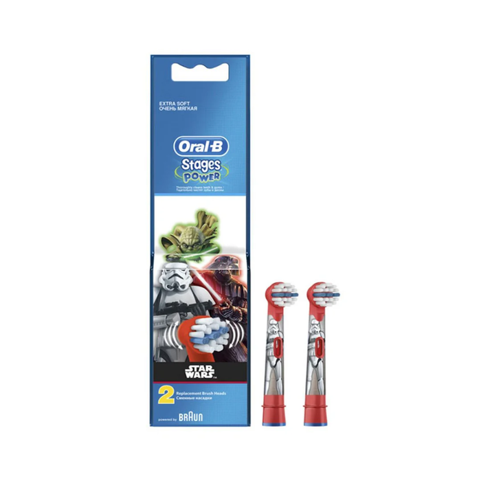 ORAL B Kids Star Wars Replacement Brush Heads - Pack of 2