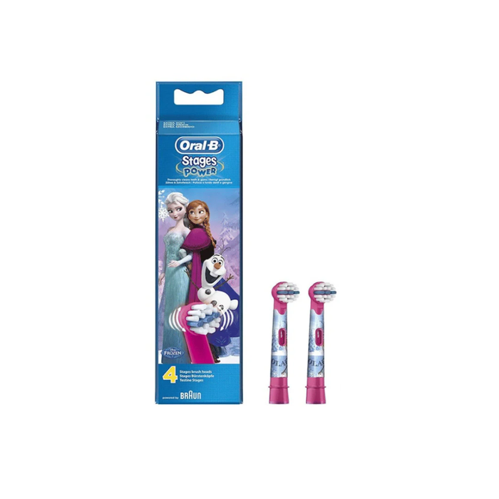 ORAL B Kids Frozen Replacement Brush Heads - Pack of 2