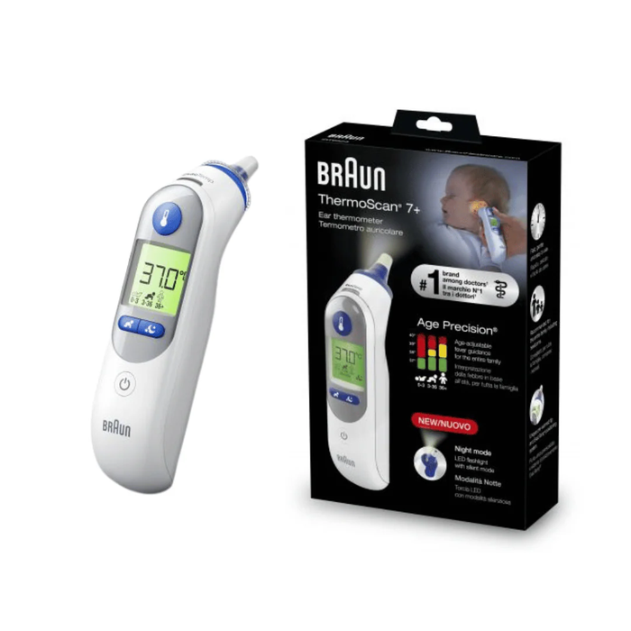 BRAUN ThermoScan 7+ Age Precision Ear Thermometer