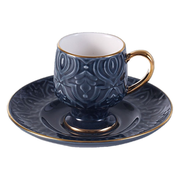 Dorsh Oriental Navy 12 Pieces Coffee Cups Set