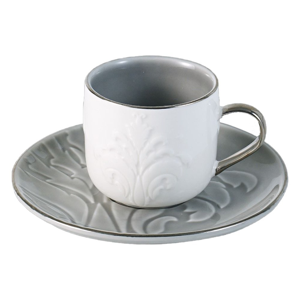 Dorsh Leaf Olive 12 Pieces Coffee Cups Set