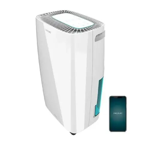 مزيل الرطوبة Cecotec 4000، سعة 10 لتر، خزان 2.5 لتر، تحكم بالواي فاي، مساحة 105 متر مكعب/ساعة، شاشة LED