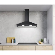 Electrolux 90cm UltimateTaste 300 Chimney Extractor Hood Black