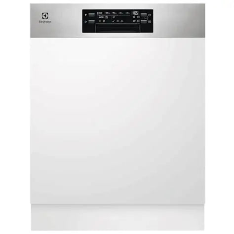 Electrolux 60cm UltimateCare 300 Built-In Semi-Integrated Dishwasher White