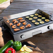 Cecotec BBQ Roast 3000 Inox, Cast Iron Plate, 3000W, Grilling area 55*34CM