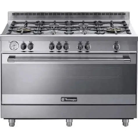 Tecnogas 120cm Professional Freestanding Gas Cooker with Brass Burners
