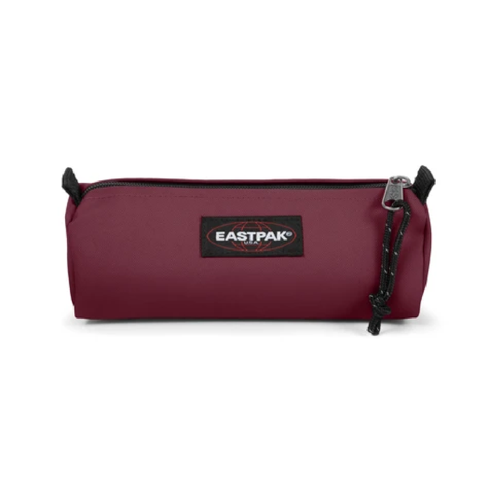 EASTPACK Benchmark Single Pencil Case - مقلمة مفردة عنابي بورغندي