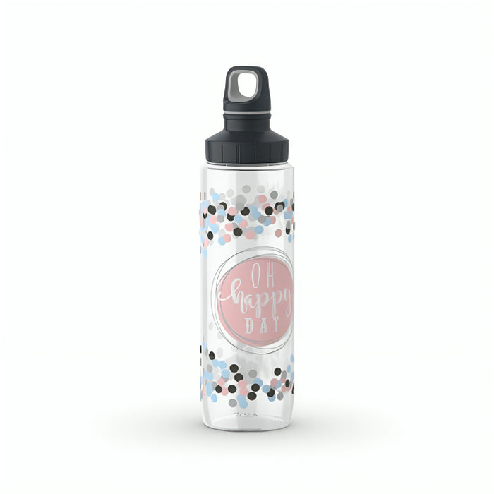 Tefal Drink2go Tritan - Decor Happy Day إناء شرب بغطاء لولبي