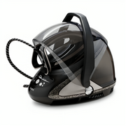 Tefal Pro Express Ultimate . . 8 Bar. Min. Min. Duriluim Airglide Auto Clean Soleplate. Scale Collector . Auto Off