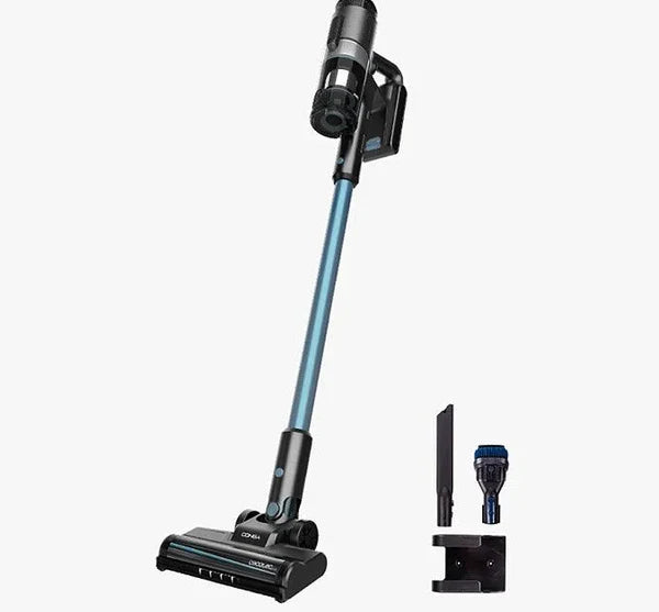 مكواة كهربائية لاسلكية عمودية Cecotec Conga Rockstar 1500، بقوة 25.2 فولت، 215 وات، وتعمل لمدة تصل إلى 45 دقيقة + 2 ملحق + فلتر هيبا إضافي