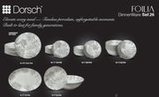Dorsh Folia Porcelain Set 26 Pcs