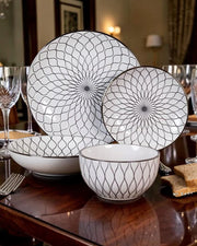 Dorsh Blanc Stoneware Set 24 Pcs