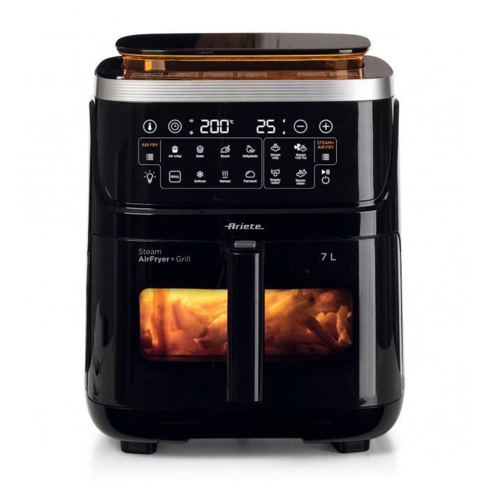 Ariete Steam+Air Fryer+Grill, 7L, 1700W