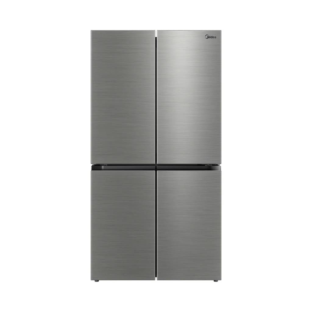 Midea 706L Four-Door Refrigerator with No Frost & Quattro Inverter - Bru Steel