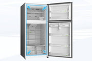 Midea 650L Top-Mount Refrigerator with No Frost & Quattro Inverter - Bru Steel
