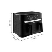 Tefal Dual Easy Fry. W Basic. 6p. 50 Hz