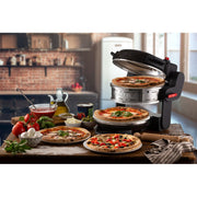 Ariete Double Electric Pizza Oven, Black, 2300W