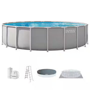 مجموعة حوض السباحة فوق الأرض من INTEX Prism Frame D6.10X1.32M