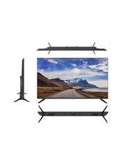 تلفزيون Campomatic مقاس 75 بوصة QLED بدون إطار 4K HDR ذكي مرخص من LG Webos قابل للتحديث بمعالج رباعي النواة