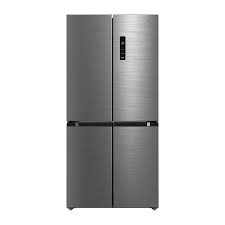 Midea 474L Four-Door Refrigerator with No Frost & Quattro Inverter - Bru Steel