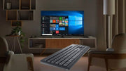 تلفزيون Campomatic مقاس 75 بوصة QLED بدون إطار 4K HDR ذكي مرخص من LG Webos قابل للتحديث بمعالج رباعي النواة