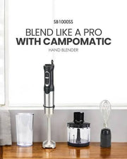 Campomatic Professional Stick Blender with Chopper
