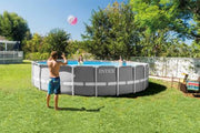 مجموعة حوض السباحة فوق الأرض من INTEX Prism Frame D6.10X1.32M