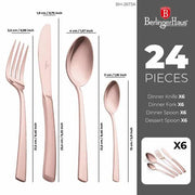 Berlinger Haus 24Pcs Cutlery Set, Mirror