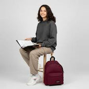 EASTPACK Padded Pak'r Backpack - Maroon Burgundy