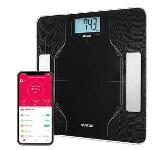 Sencor 180kg Personal Body Scale Black